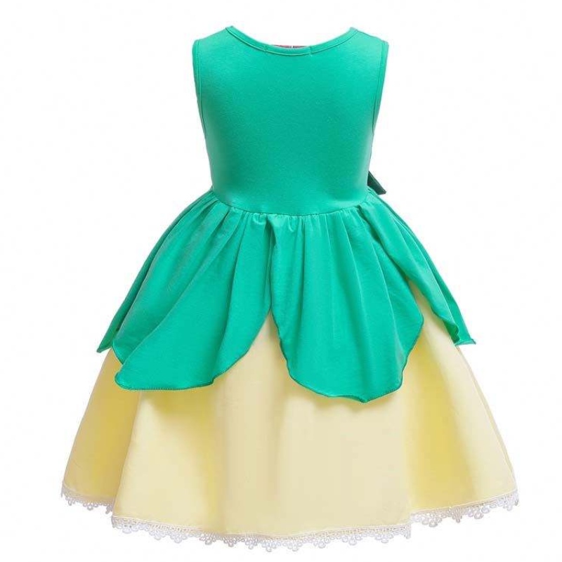 Costume Halloween Kids Tiana Costume Princess and the Frog Costume for Girls HCTB-007