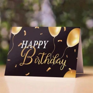 Cartes de voeux Papier Kraft imprimé pour un logo personnalisé d\'anniversaire imprimé 150g/200g/250g/300g papier cadeau imprimé cadeau multicolore cadeau d\'anniversaire carte