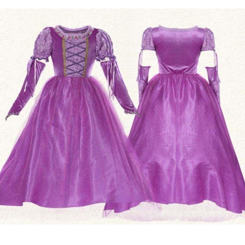 2022 Costume de cosplay Halloween Femmes Rapunzel Princesse adulte Sofia Costume HCRS-013