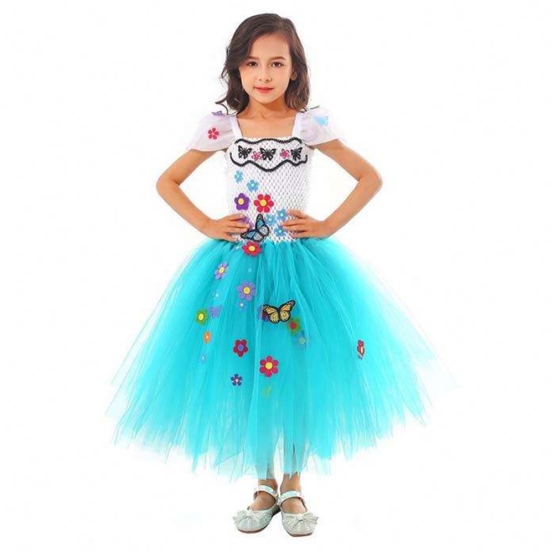 Bébé filles 1 à 8 ans crochet à la main tulle mirabel Isabela Encanto tutu robe hCIS-014