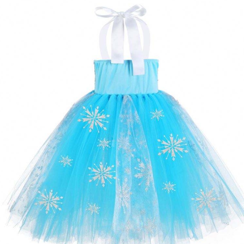 Robe de 3-11 ans Blue Halloween Costume Girl Robes Unicorn Robes Princess Robe tutu jupe