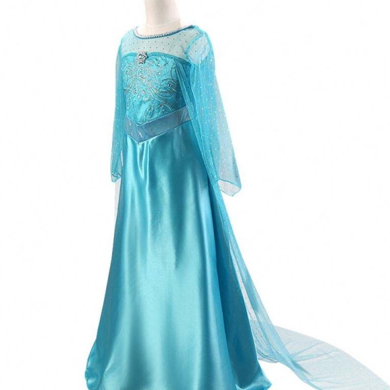 2021 Elsa 2 Halloween Jirt Girls Hobe Tailing Printed Princes Princess Children \\ Shing Bxlstw