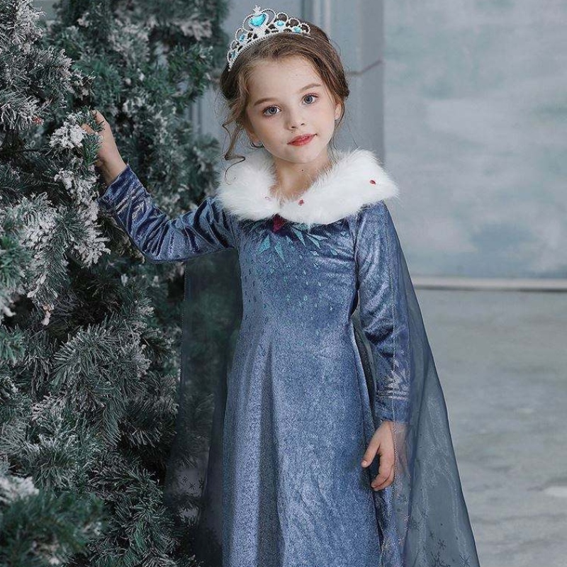 2020 Fête de gros Elsa Anna Princess Girl Childre