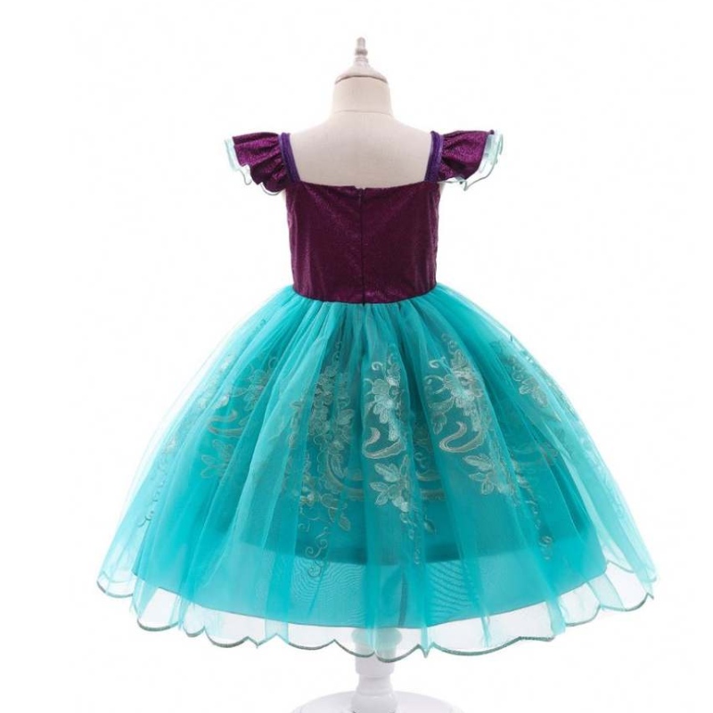 Baige Girls Sirène Ariel Princess Dress Cosplay Costumes For Baby Girl Sirène Habille Up Children Halloween Vêtements