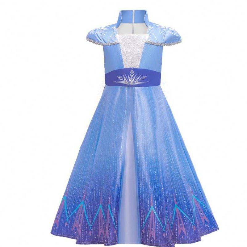 Nouvelle elsa robes à manches courtes manteau manteau halloween fée princesse enfant costume cosplay