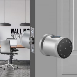 Verrouillage de porte intelligent 3005, verrouillage de porte d\'empreinte digitale sans clé, verrouillage de porte d\'entrée avec bouton de porte intelligente du clavier