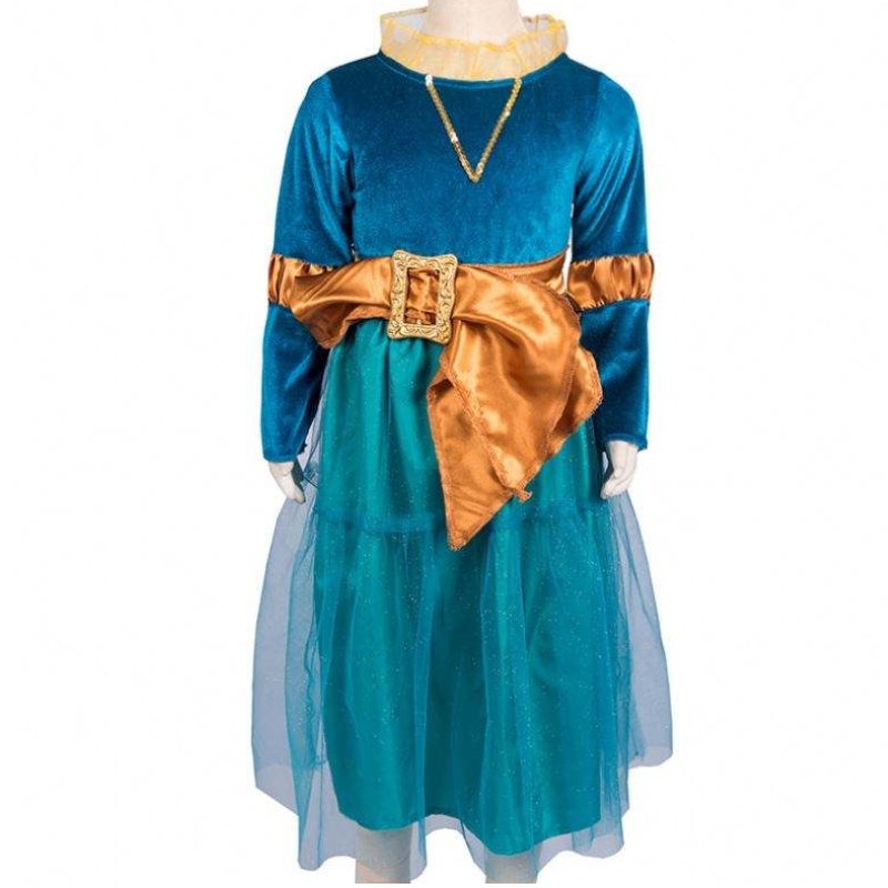 Girl Cosplay Princess Dress Little Adventures Medieval Princess Dress Up Costume Merida Costume for Girls