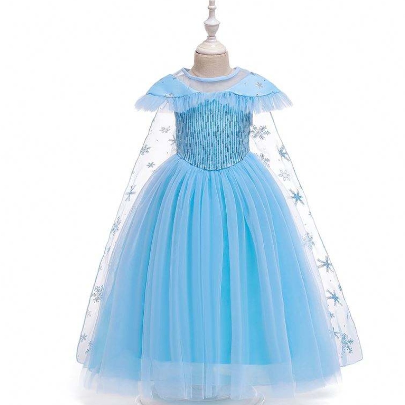 Vêtements en gros denouveaux enfants Elsa Princess Dress Costumes Child Costumes Girls Robes