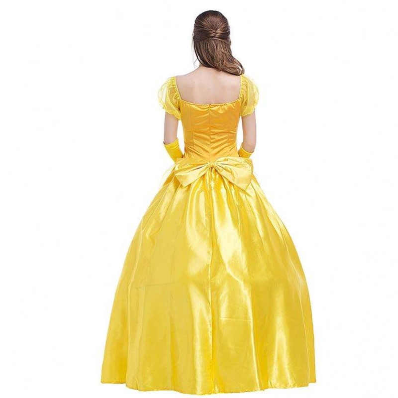 Cosplay Belle Princess Dress Dame Robes For Beauty and the Beast Women Party Clothing Costumes