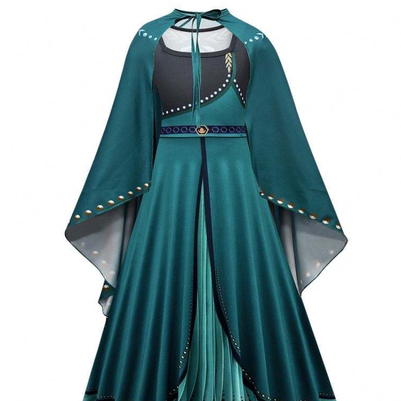 Anna Elsa Princess Robe pour fille d'anniversaire d'anniversaire Tulle Robe de bal Kids Helloween/christmas Cosplay Snow Queen Coronation Costume