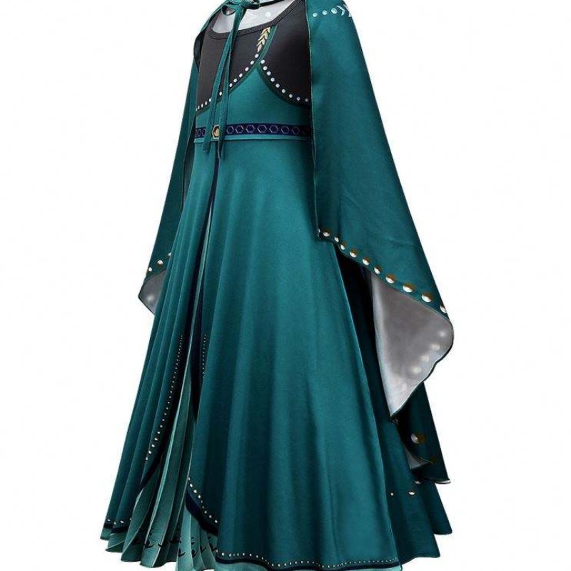 Anna Elsa Princess Robe pour fille d'anniversaire d'anniversaire Tulle Robe de bal Kids Helloween/christmas Cosplay Snow Queen Coronation Costume