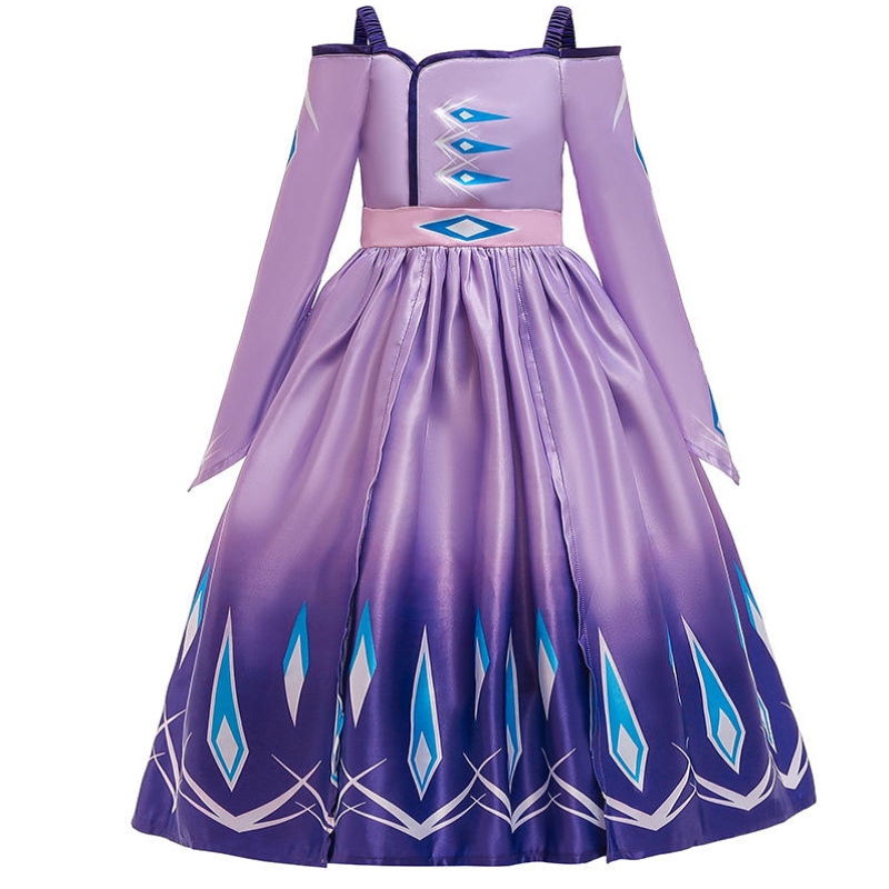 Nouvelle princesse Anna Elsa Robe pour enfants 2 robes de fête d'anniversaire pour bébé princesse