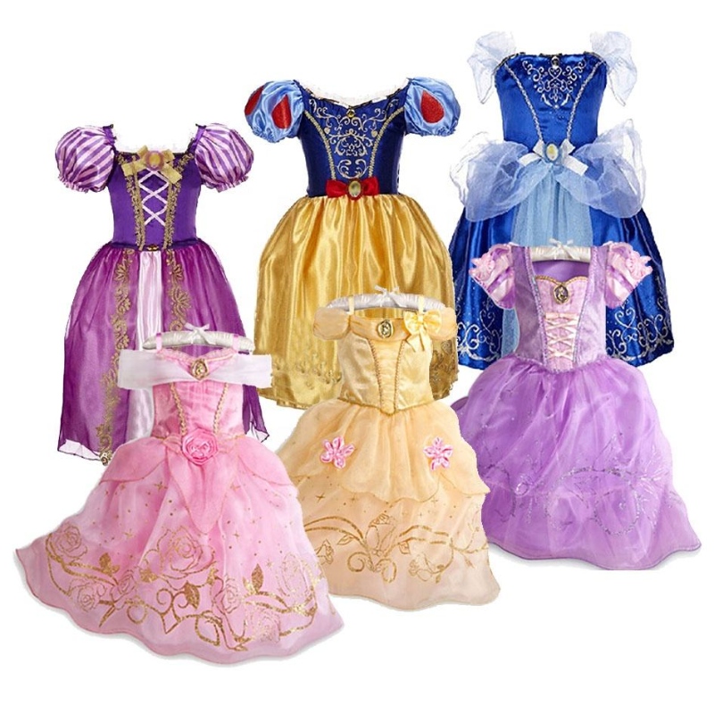 Robe de fille magique Magic Full House Children \\ Cosplay princess robe gamin girls girls cartoon princess robe for Summer