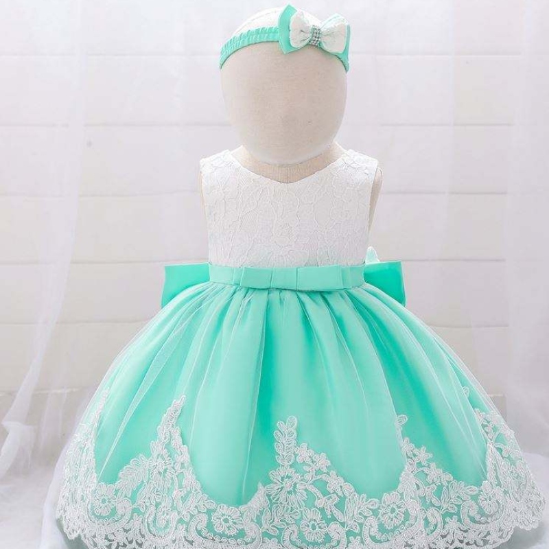 Colombe blanche nouvelle robe populaire pour enfants fleurs d'anniversaire robes de fête pour enfants et filles