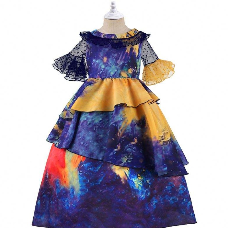 Anime Encanto Cosplay Isabella Purple Dress Girls Costume Costume Enfants Fancy Dishing Carnival Party Kids Cosplay