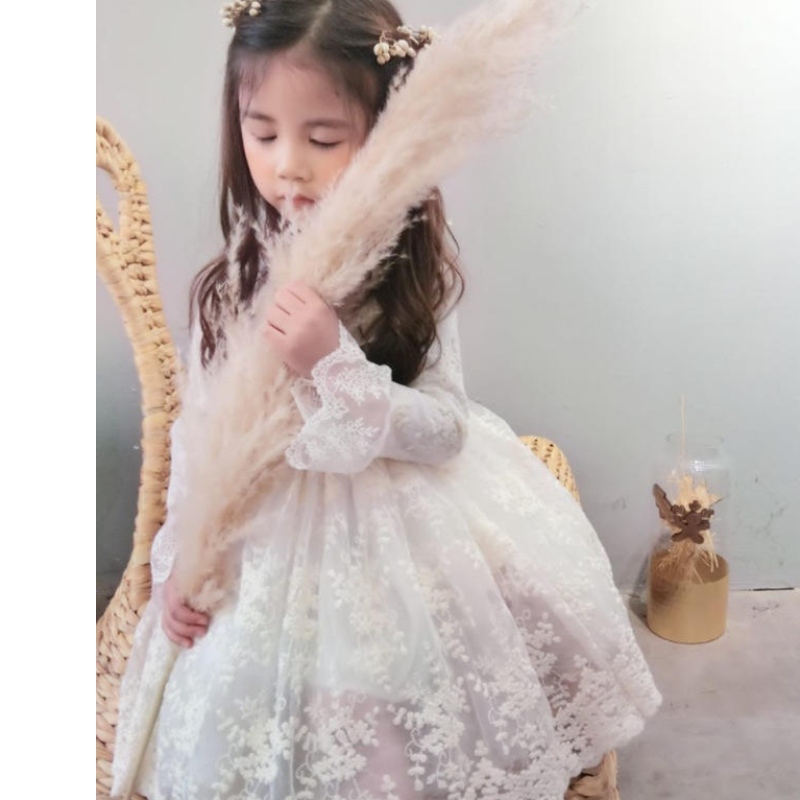 Filles habiller les vêtements d'automne pour fille tutu robes de dentelle enfants vestiment