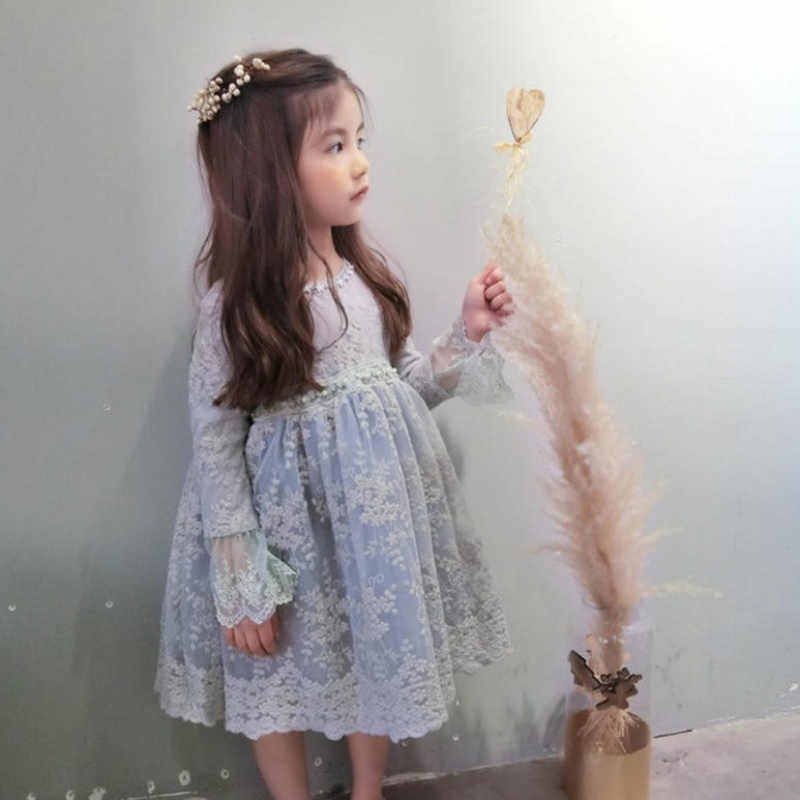 Filles habiller les vêtements d'automne pour fille tutu robes de dentelle enfants vestiment