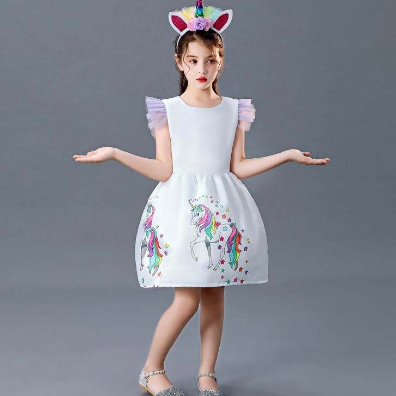 Baige Derniteal Fashion Kids Birthday Party Robe Girls Princess Unicorn Girl Girl Cake Robes