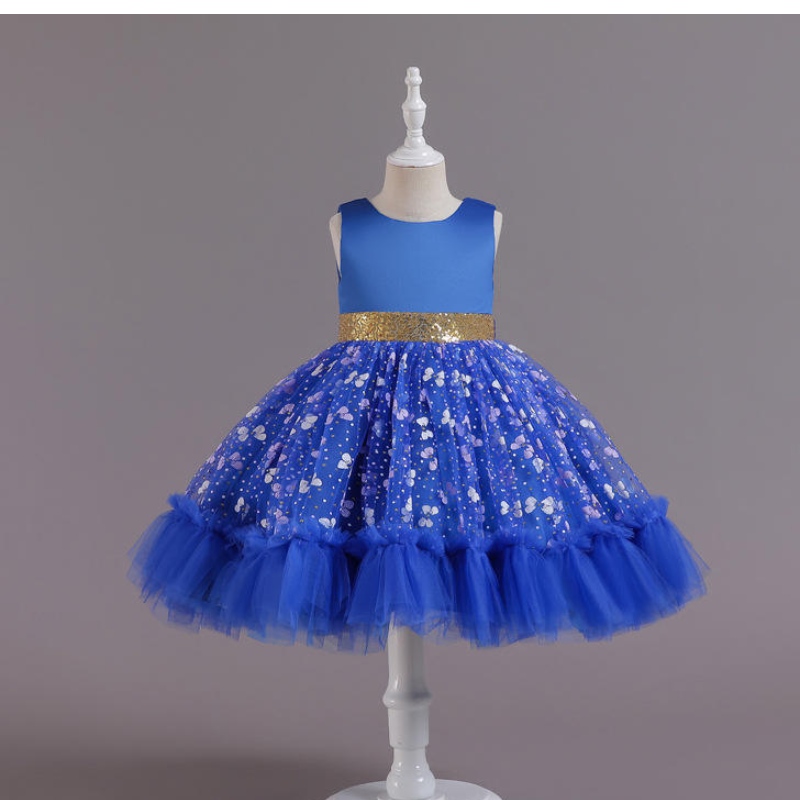Children Girl Costume Robe princesse robes de mariée pour filles fleurs