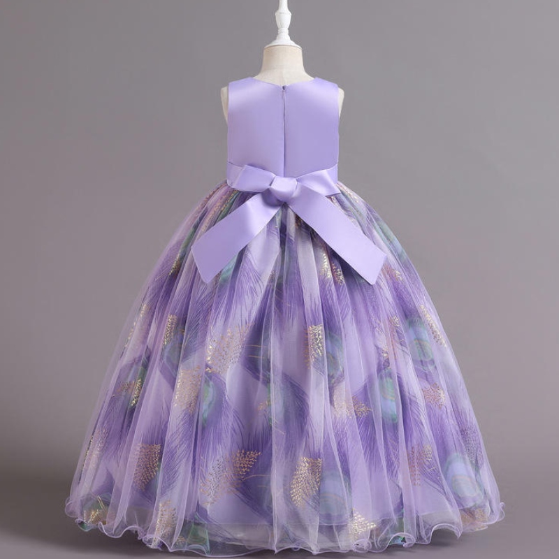 Enfants infantile fleur fleur princesse fête tutu robe enfants mariage en dentelle de Noël robe vestide vestide