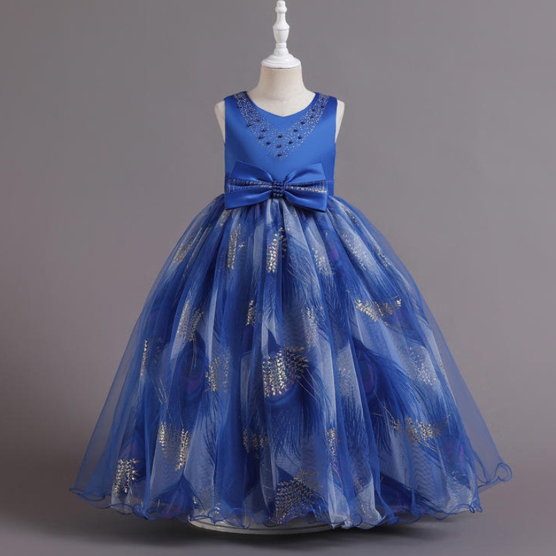 Enfants infantile fleur fleur princesse fête tutu robe enfants mariage en dentelle de Noël robe vestide vestide