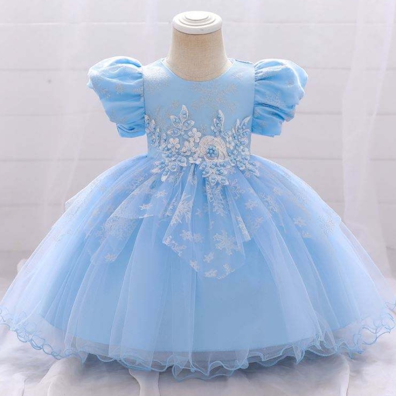 Baige bébé fille robes de conception courte manche de danse robe danse childre