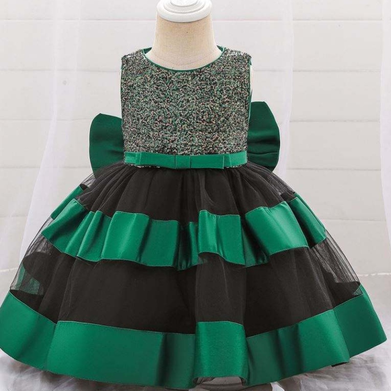 Vêtements d'enfants de haute qualité Enfants Costumes de conception de robes bébé fille baptême robe l1919xz