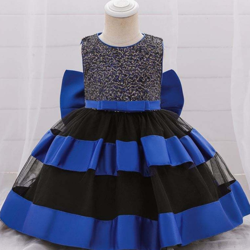 Vêtements d'enfants de haute qualité Enfants Costumes de conception de robes bébé fille baptême robe l1919xz