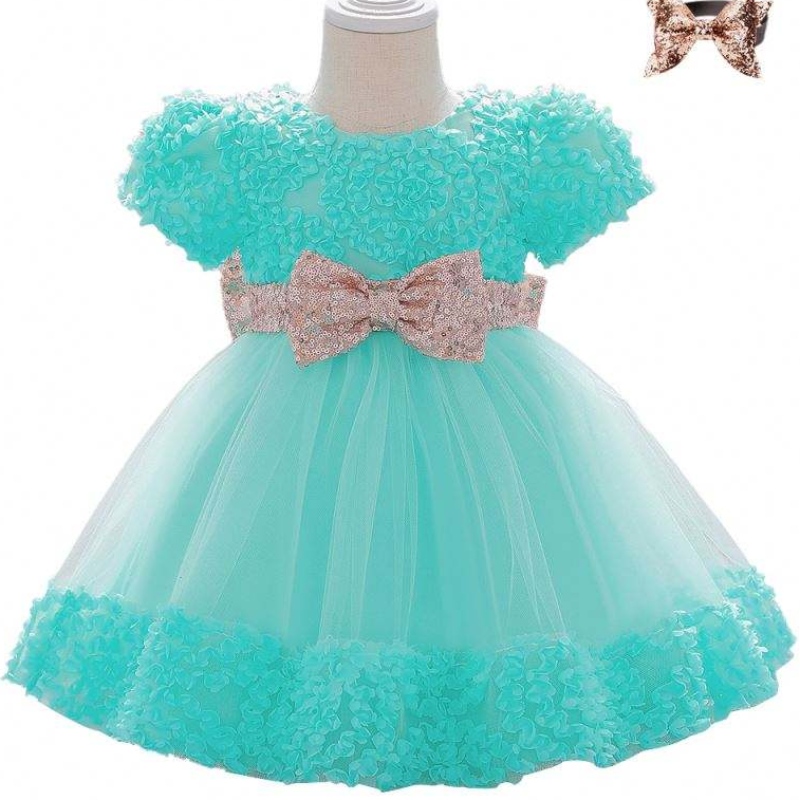 En gros des derniers enfants anniversaire baptême robenouveau-né des conceptions de bébé avec bandeau l1941xz