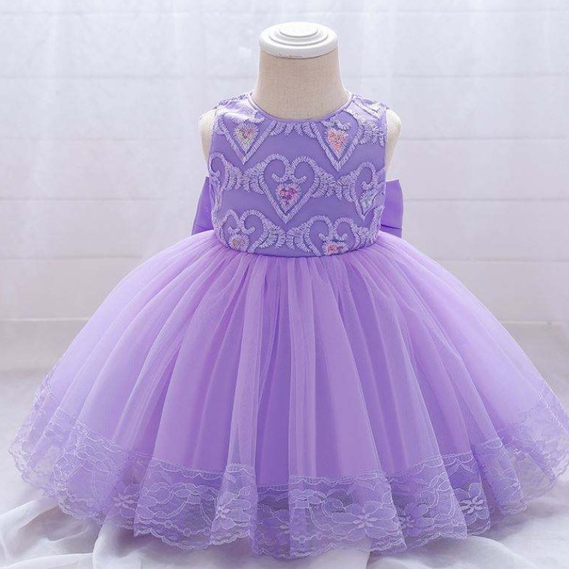 Baige Summer Baby Girl \\ mignon robe d'arc enfant robe de mode de mode