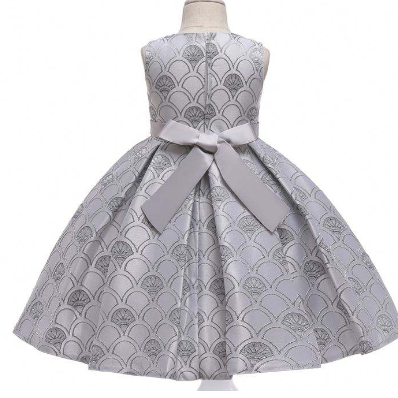 Baige Summer Nouveau Design Beauty Lace Enfants Hobe sans manches Filles décontractées