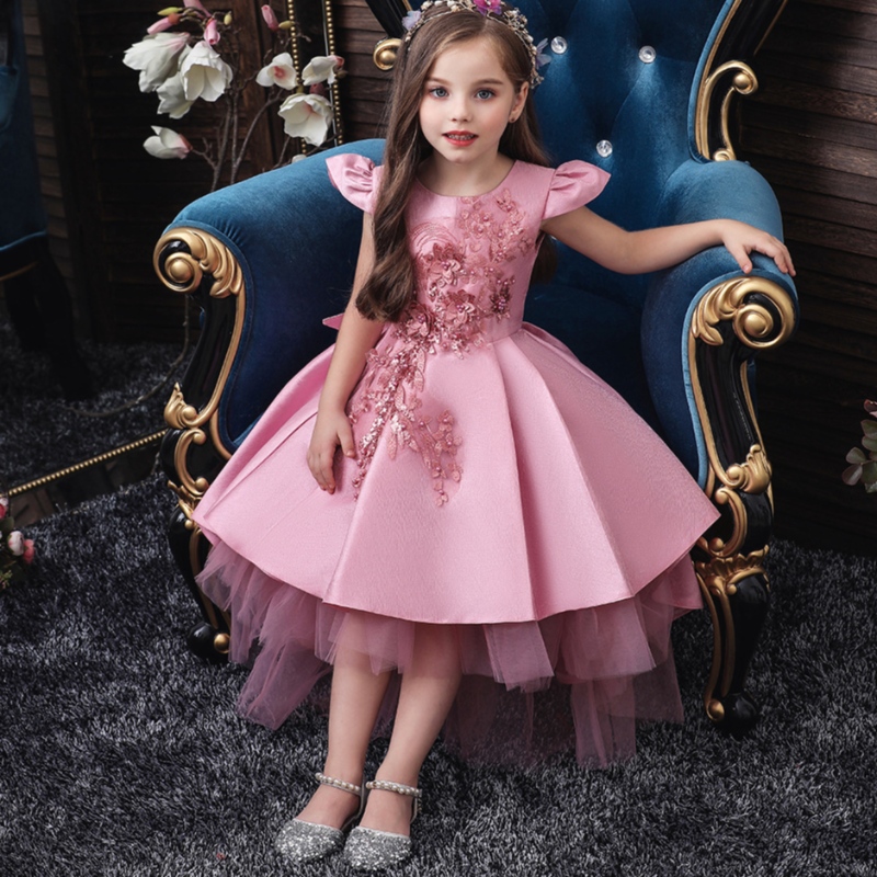 Amazon Children \\ Spaining Robe Girls Dovetail Mesh Jirt Princess Robe