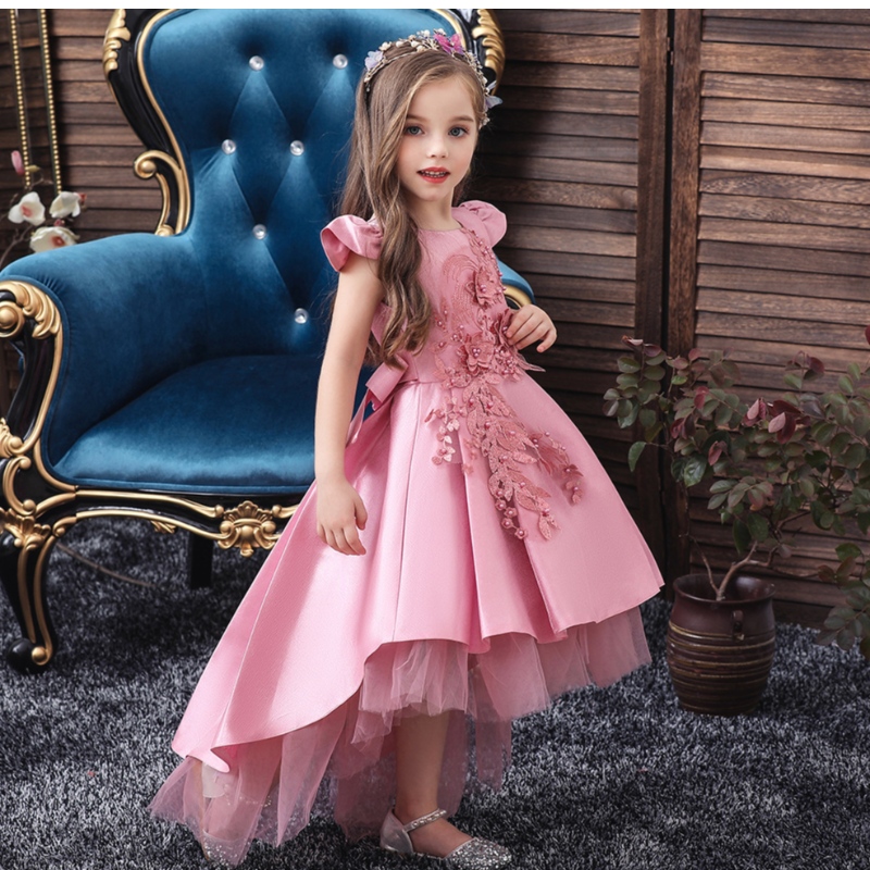 Amazon Children \\ Spaining Robe Girls Dovetail Mesh Jirt Princess Robe