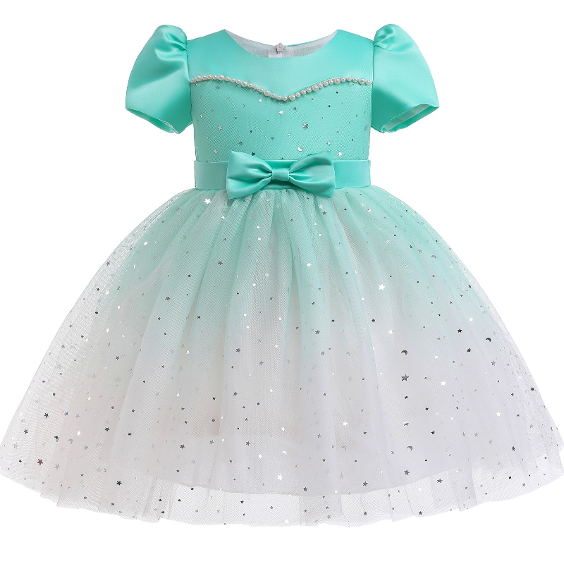 Summer Elsa Princess Robe Sequin Tutu Jirt des enfants Robe de fête