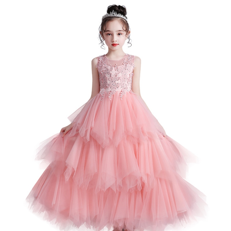 Kids Princess Robe Flower Party Robes Factory Outlet Robe de mariée élégante pour les filles