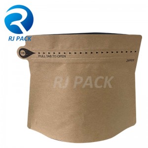 Diamond Shape Stand Up Sachets avec une fermeture à glissière de poche