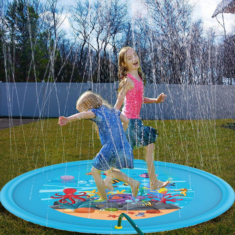 Sprinkler gonflable mat Pet Kids Splash Pad