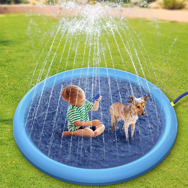 Gonflable 170 cm chien Splash Sprinkler Paddoor