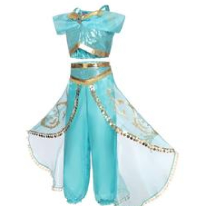 Costume princesse Halloween Children Robe Girl Cosplay Costumes Robes pour filles Rôle Costume 4 à 10 ans