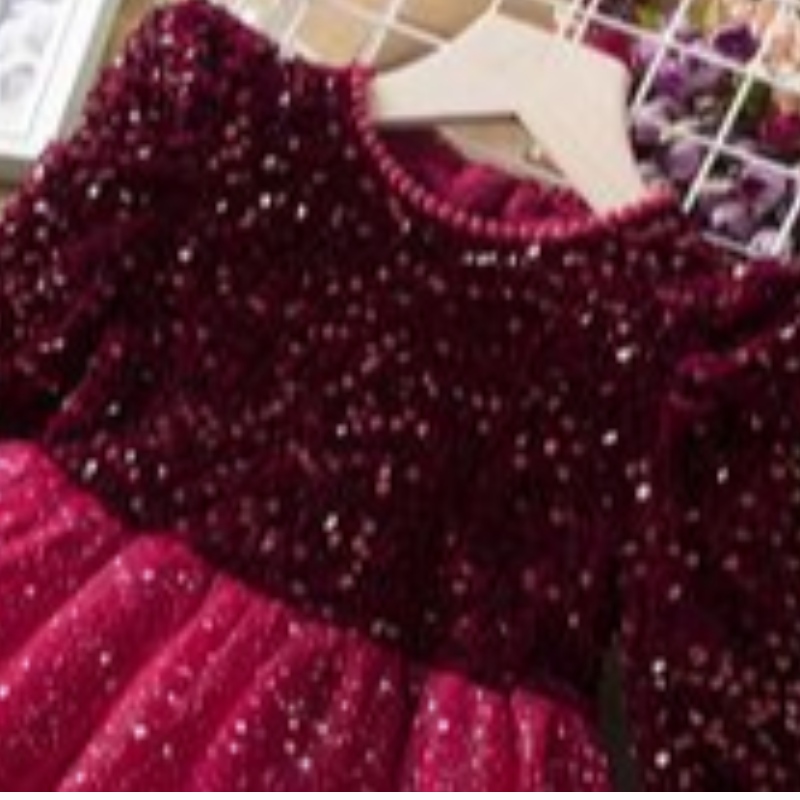 Fêgue de fête de gâteau moelleux robe robe de printemps à manches longues
