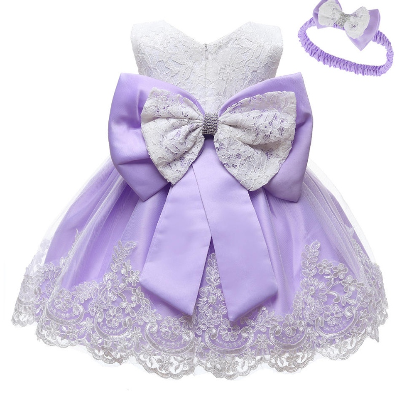 Baby New Style Fancy Ball Rose Kids Robe Baby Girls Party Portez des fleurs Robe des filles pendant 3 ans