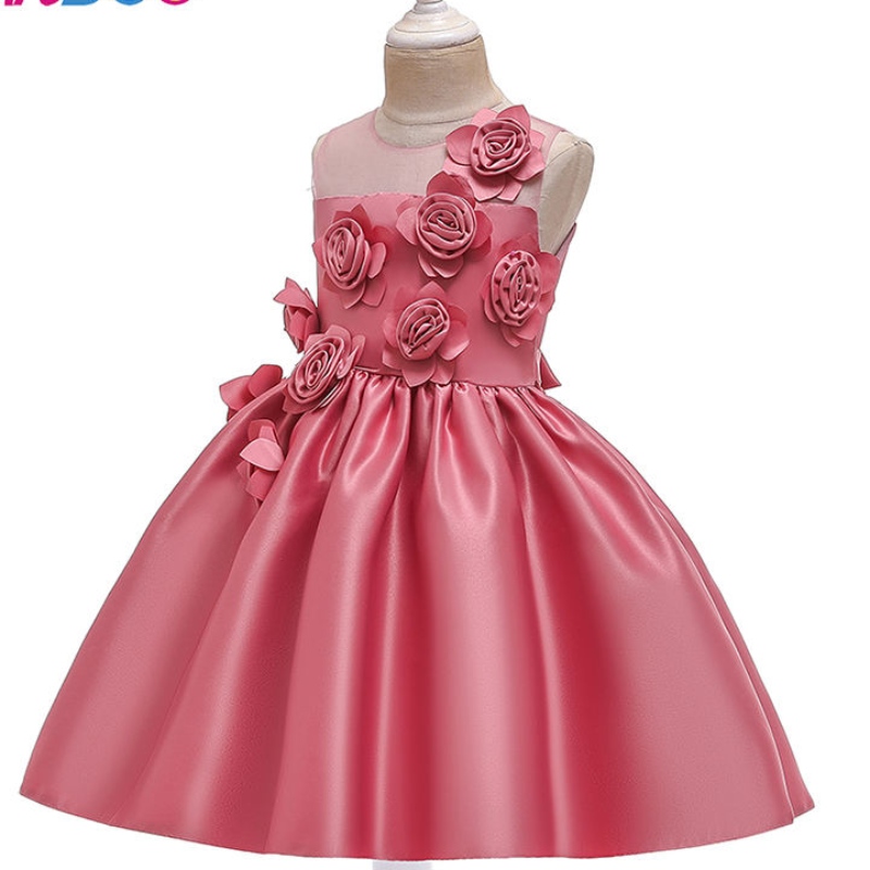 ANSOO Girls Hobe Christmas Elegant Princess Dress Kids Robes For Girls Wedding Party Ball Robe 2-12 ans