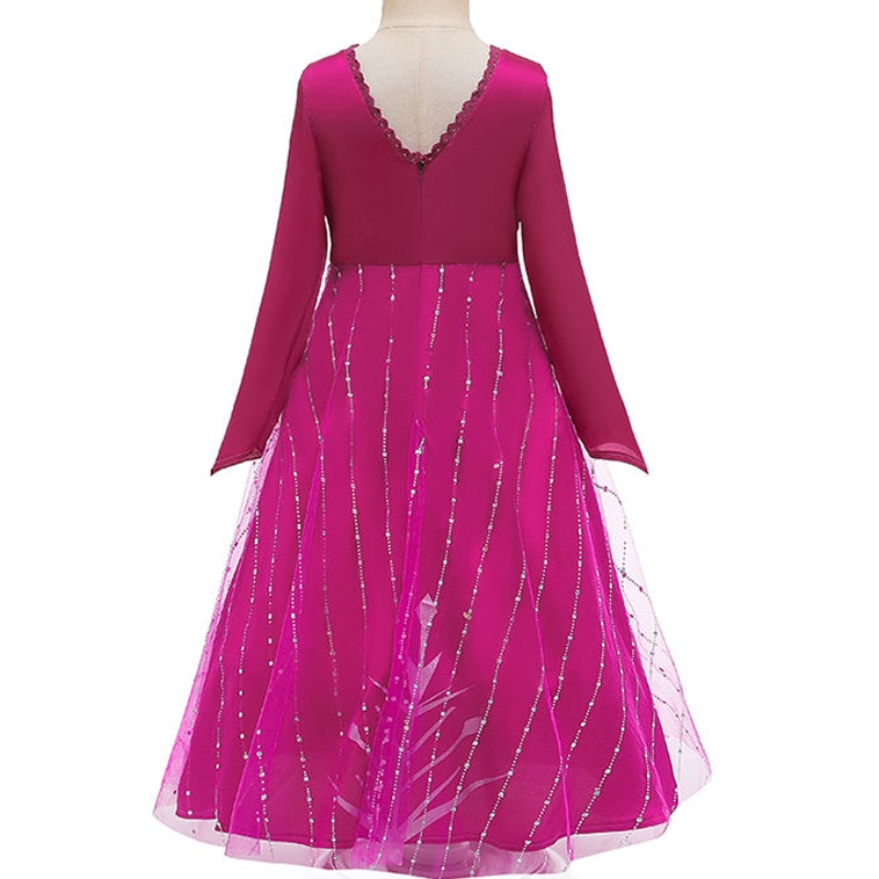 ANSOO en ligne Halloween Anna Elsa Costume For Kids Dress Costumes Girl Princess Fancy Dishy pendant 2-13 ans Girls