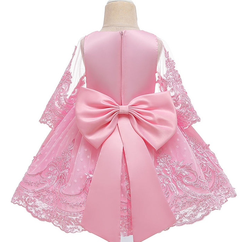 ANSOO 2022 NOUVEAU SUMBRE SUMBRE LITTES GRILLES PRINCESS SONS SANSE LONGE LONGE BIG BOW BOW PUIG PARTER Robe Costume pour 2-13 ans Girl