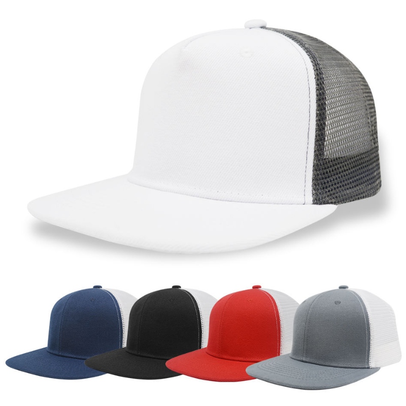 Couleur de couleur personnalisée Coton bon marché Cap de baseball Hat de base avec logo de broderie, casquette de baseball en camionneur en détresse
