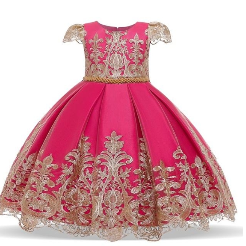 Concours Communion Habiller les petites filles anniversaire de robe élégante Verstidos de soirée de soirée Taille 4-10T Costume princesse pour enfants Vêtements