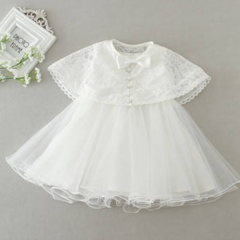 Été Nouvelle fille bébé robe de mariée colorée des cent jours de vin Princesse Nouvelle-née de la lune
