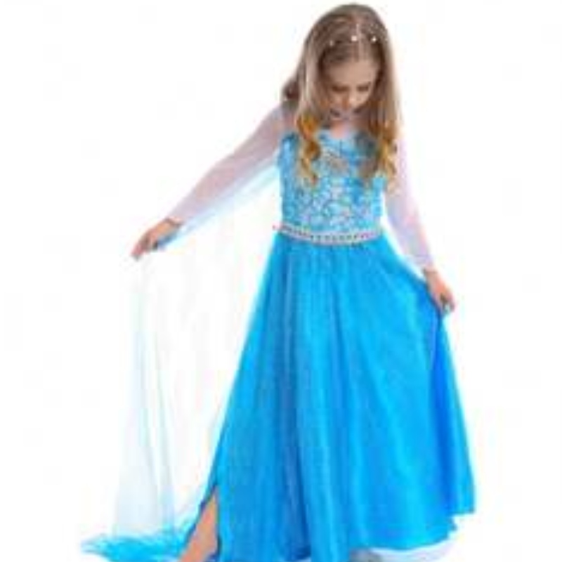 Baige tv&Movie elsa anna girl party performance robes halloween cosplay robes costumes
