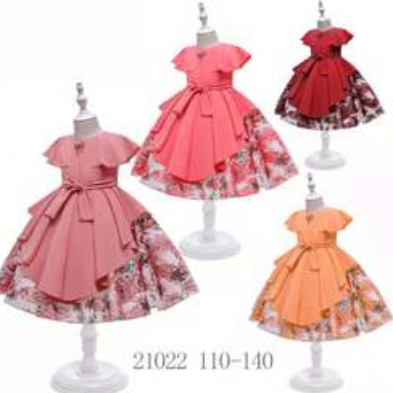 Baby baby perle satin robe fille enfants conception de robes de robe