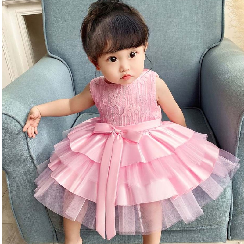 Baige Children Hobe Hobe Cake Robes Design pour 0-2y Birthday Party Robe